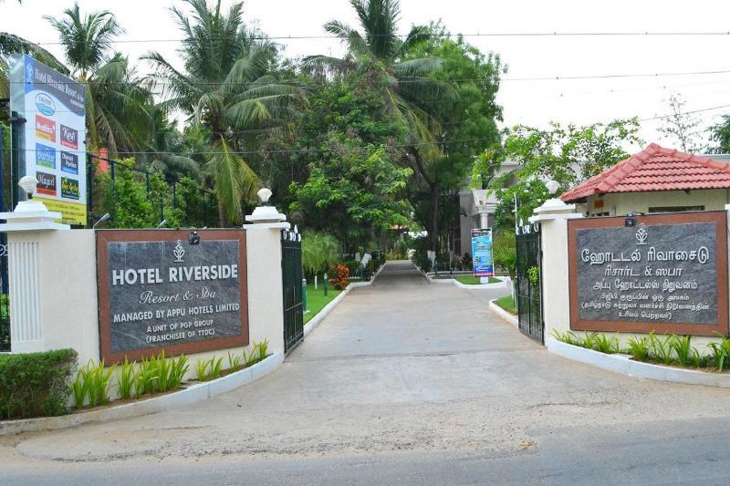 Hotel Riverside Resort And Spa Kumbakonam Exterior foto